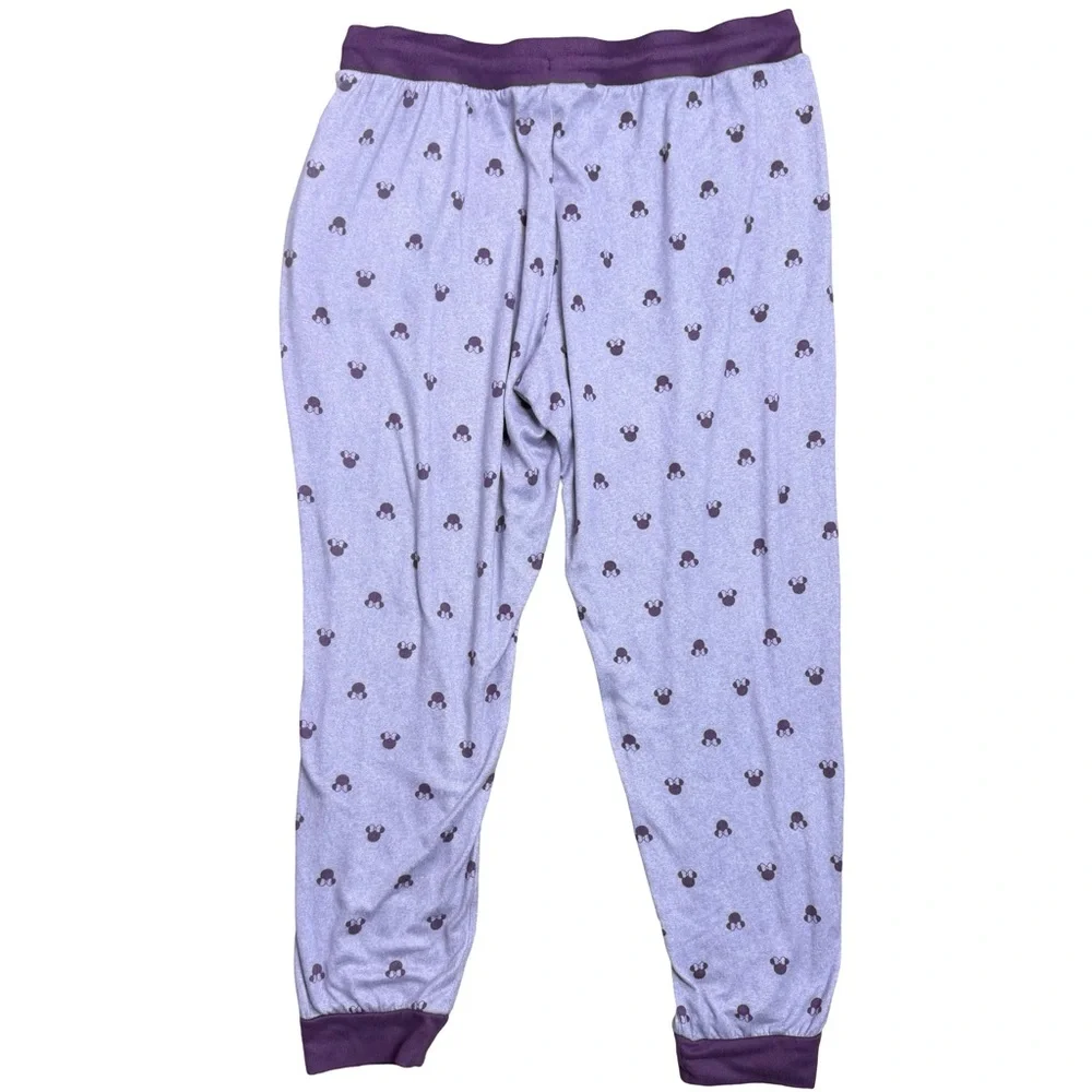 Disney‎ Minnie Mouse Purple Pajama Pants XL - Picture 2 of 4